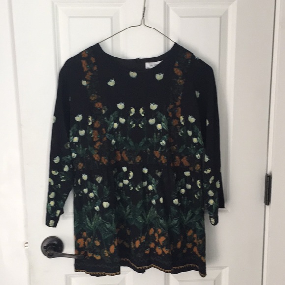 3/4 Length Sleeve Anthro (Aílanto brand) Blouse - Picture 1 of 5